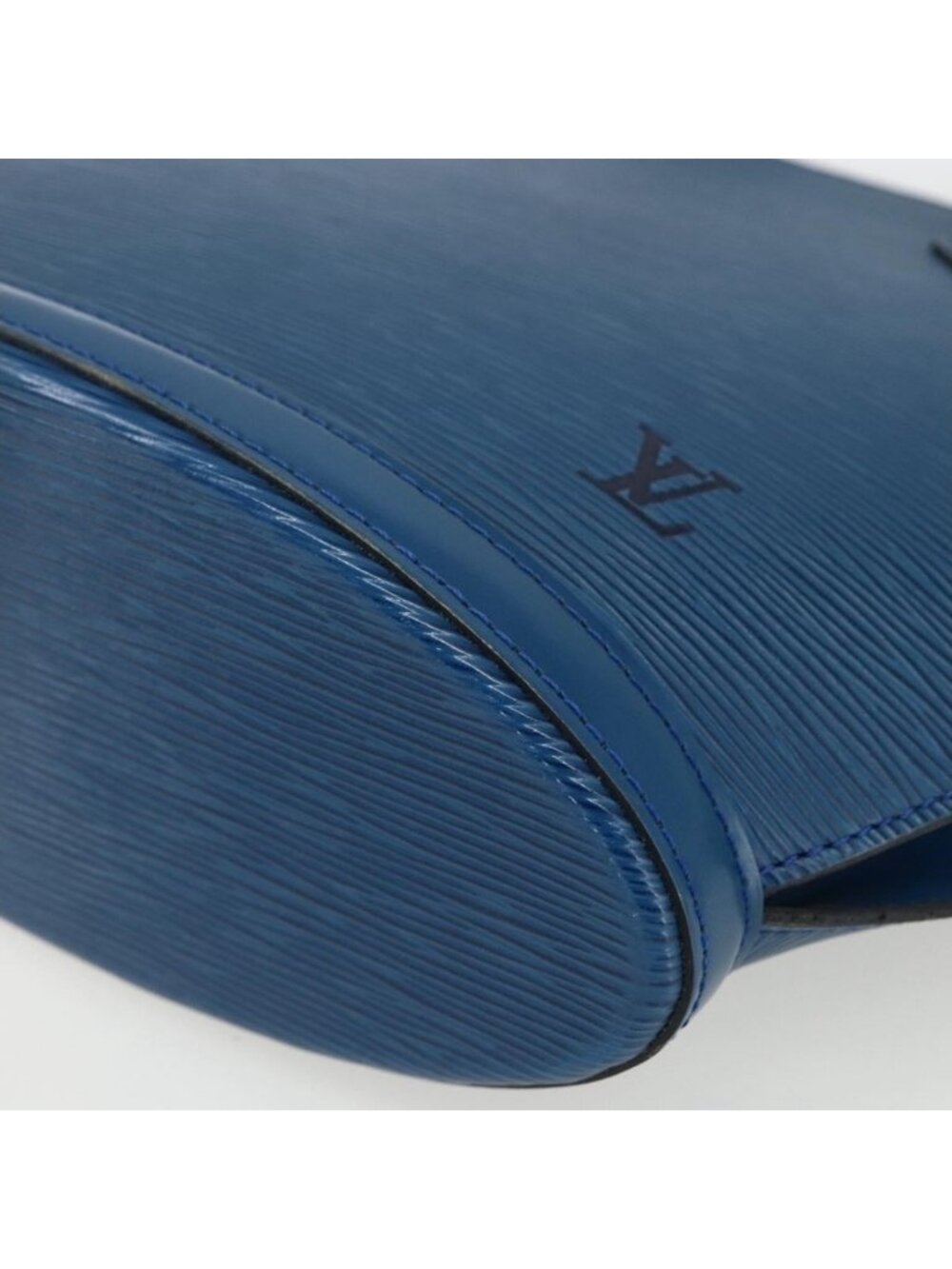 Authentic LOUIS VUITTON Epi Saint Jacques Shoulder Bag Blue M52275 LV - Picture 16 of 16